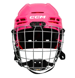 Cască de hochei CCM Tacks 70 Combo Pink Junior