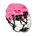Cască de hochei CCM Tacks 70 Combo Pink Youth