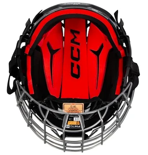 Cască de hochei CCM Tacks 70 Combo White Youth