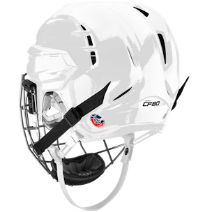Cască de hochei Warrior Covert CF 80 Combo White Senior