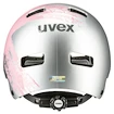 Cască pentru copii Uvex Kid 3 Silver-Rosé (S4148193600)