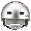Cască pentru copii Uvex Kid 3 Silver-Rosé (S4148193600)