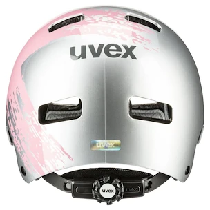 Cască pentru copii Uvex Kid 3 Silver-Rosé (S4148193600) 55 - 58 cm