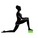 Casetă stepper Schildkröt  Yoga Block Green