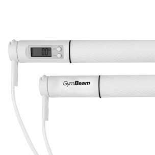 Coardă de sărit GymBeam  Smart Jumping Rope White