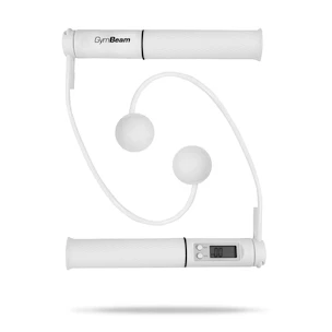 Coardă de sărit GymBeam  Smart Jumping Rope White