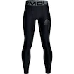 Colanți pentru băieți Under Armour HeatGear Leggings Black