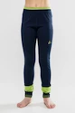 Colanți pentru copii Craft  Fuseknit Comfort Junior dark blue/green  158 cm