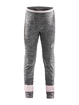 Colanți pentru copii Craft  Fuseknit Comfort Junior grey/pink