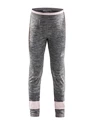 Colanți pentru copii Craft  Fuseknit Comfort Junior grey/pink