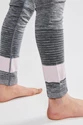 Colanți pentru copii Craft  Fuseknit Comfort Junior grey/pink