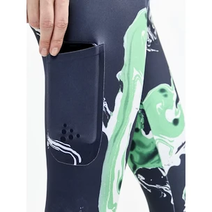 Colanți pentru femei Craft  Faun Highwaist Cord Tights Multicolor Saphir
