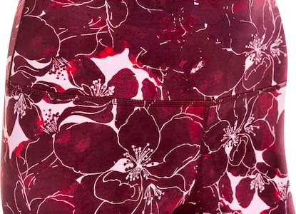 Colanți pentru femei Endurance  Franz Printed Tights Red