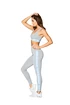 Colanți pentru femei Gym Glamour  High Waist Gray