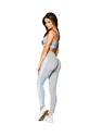 Colanți pentru femei Gym Glamour  High Waist Gray