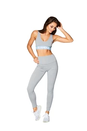 Colanți pentru femei Gym Glamour High Waist Gray