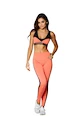 Colanți pentru femei Gym Glamour  High Waist Orange XS