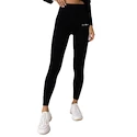 Colanți pentru femei GymBeam  FLO Ribbed Leggings Black XL
