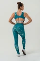 Colanți pentru femei Nebbia Barbell Therapy Rough Girl 616 Green