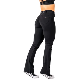 Colanți pentru femei Nebbia Bubble Butt Flared Pants 2.0 POWER LIFT 308 black