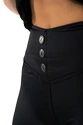 Colanți pentru femei Nebbia  Glossy look Bubble Butt leggings high waist 586 black