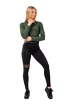 Colanți pentru femei Nebbia  High-Waist ¾ Length Sporty Leggings 404 black