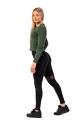 Colanți pentru femei Nebbia  High-Waist ¾ Length Sporty Leggings 404 black