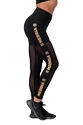 Colanți pentru femei Nebbia Intense Gold Mesh leggings 829 black