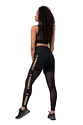 Colanți pentru femei Nebbia Intense Gold Mesh leggings 829 black