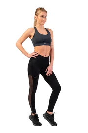 Colanți pentru femei Nebbia Leggings „Breathe“ mesh 401 black