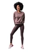 Colanți pentru femei Nebbia  Leggings Classic Performance high waist 403 brown