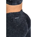 Colanți pentru femei Nebbia NEBBIA x OLYMPIA Washed High Waisted Leggings GYM WARRIOR 776 black