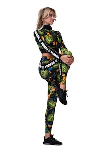 Colanți pentru femei Nebbia Ocean Selected High-waist performance leggings 567 jungle green XS