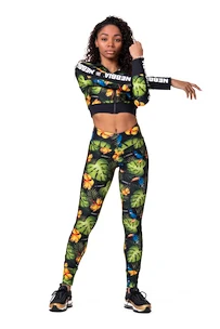 Colanți pentru femei Nebbia Ocean Selected High-waist performance leggings 567 jungle green XS