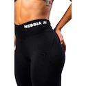 Colanți pentru femei Nebbia STRONG BEAUTY V-Cut Lace-Up Sculpting Leggings OWN YOUR POWER 426 black