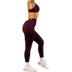 Colanți pentru femei Nebbia STRONG BEAUTY V-Cut Lace-Up Sculpting Leggings OWN YOUR POWER 426 dark red