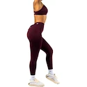 Colanți pentru femei Nebbia STRONG BEAUTY V-Cut Lace-Up Sculpting Leggings OWN YOUR POWER 426 dark red