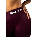 Colanți pentru femei Nebbia STRONG BEAUTY V-Cut Lace-Up Sculpting Leggings OWN YOUR POWER 426 dark red