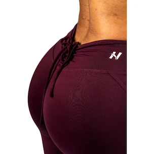 Colanți pentru femei Nebbia STRONG BEAUTY V-Cut Lace-Up Sculpting Leggings OWN YOUR POWER 426 dark red