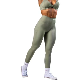Colanți pentru femei Nebbia STRONG BEAUTY V-Cut Lace-Up Sculpting Leggings OWN YOUR POWER 426 light green