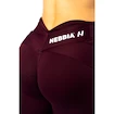 Colanți pentru femei Nebbia STRONG BEAUTY V-shaping Belt Leggings 425 dark red