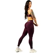 Colanți pentru femei Nebbia STRONG BEAUTY V-shaping Belt Leggings 425 dark red