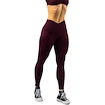 Colanți pentru femei Nebbia STRONG BEAUTY V-shaping Belt Leggings 425 dark red