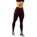 Colanți pentru femei Nebbia STRONG BEAUTY V-shaping Belt Leggings 425 dark red