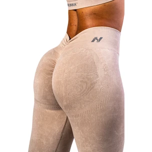Colanți pentru femei Nebbia TOTALLY SEAMLESS High-Waist Leggings MAXIMUM PUSH-UP 302 cream