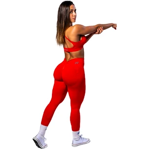 Colanți pentru femei Nebbia TOTALLY SEAMLESS High-Waist Leggings MAXIMUM PUSH-UP 302 red