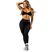 Colanți pentru femei Nebbia TOTALLY SEAMLESS High Waisted Push-Up Leggings 303 black