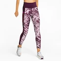 Colanți pentru femei Puma  Run 5K Graphic High Waist 7/8 Tight Grape Wine M