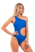 Costume de baie pentru femei Nebbia  One Shoulder Asymmetrical Monokini 459 Blue