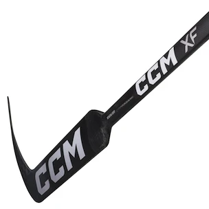 Crosă de hochei compozit pentru portar CCM Tacks XF Black/Grey Junior 21 inch, L (regular)